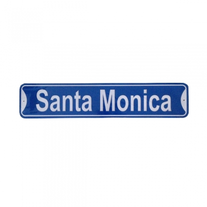 Plaque Métallique "61 cms" Santa Monica Plaque Métallique "61 cms" Santa Monica