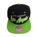 Casquette Los Angeles noire et verte