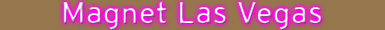 Magnet Las Vegas "Colorful Logo" en bois verni et en relief