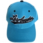 Casquette Los Angeles "Basic" Turquoise et Noire