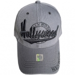 Casquette Los Angeles "Hollywood" Grise et Gris foncé