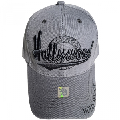 Casquette Los Angeles "Hollywood" Grise et Gris fonc&eacute;