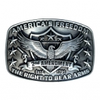 Boucle de Ceinture "America's Freedom" argent