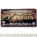 Magnet Santa Monica "Plaque Immatriculation" Sunshine