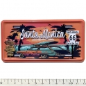 Magnet Santa Monica "Plaque Immatriculation" Holidays