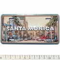 Magnet Santa Monica Plaque Immatriculation" Street