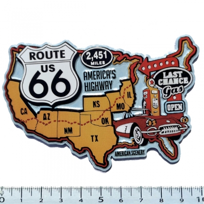 Magnet Route 66 "Map"