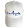 Casquette Los Angeles "Handwriting" Blanche et Bleue