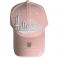 Casquette Los Angeles "Hollywood" Rose Pâle et Blanche