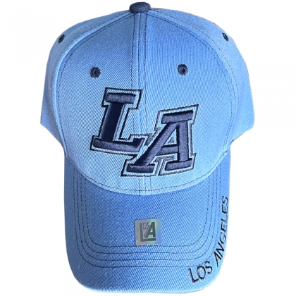 Casquette LA "Los Angeles" Bleu Ciel et Bleue
