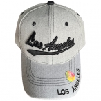 Casquette Los Angeles "Basic" Grise et Noire
