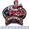Magnet Route 66 "Historic" en bois et en relief