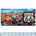 Magnet Route 66 Rectangulaire "Cars" en Relief