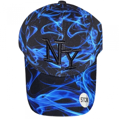 Casquette New York "Smoke" Bleue