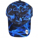 Casquette New York "Smoke" Bleue