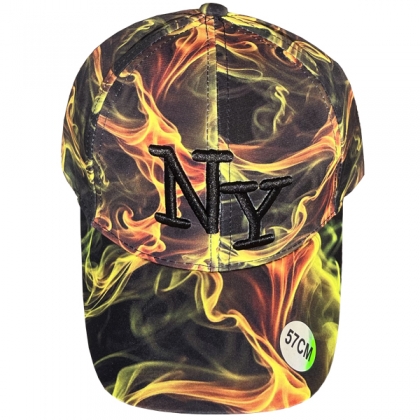 Casquette New York "Smoke" Jaune