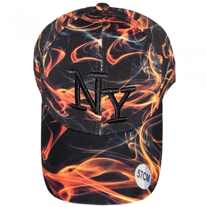 Casquette New York "Smoke" Orange