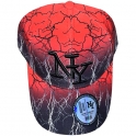 Casquette New York "Thunder" Rouge et Noire