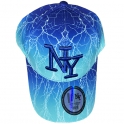 Casquette New York "Thunder" Bleu et Turquoise