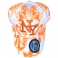 Casquette New York "Fumée" Orange et Blanc