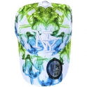 Casquette New York "Fum&eacute;e" Bleu, Vert et Blanc