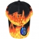 Casquette New York "Flammes" Orange et Noir