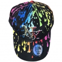 Casquette New York "Paint" Rainbow Noire
