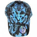Casquette New York "Fumée" Bleu et Noir