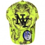 Casquette New York "Fumée" Jaune